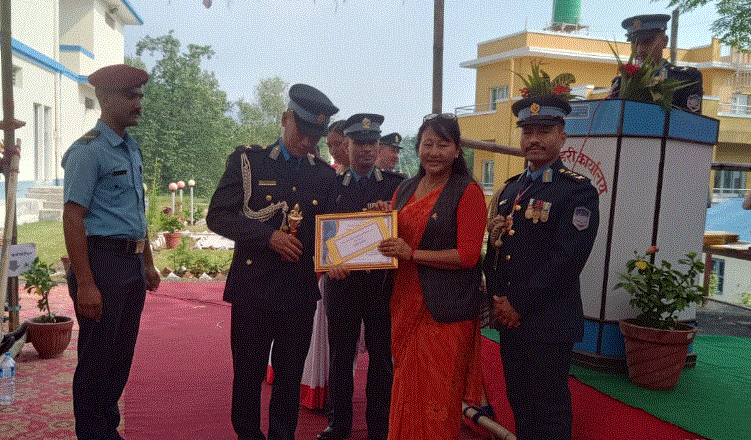 उदयपुर प्रहरीले धुमधामका साथ मनायो ६९ औँ प्रहरी दिवस