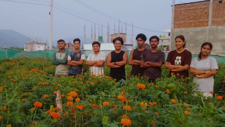 उदयपुरका विद्यार्थीद्वारा व्यावसायिक फूल खेती