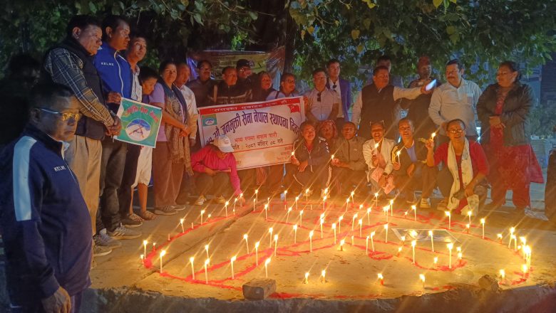 दिप प्रज्वलन गरी गाईघाटमा २४ औँ जनमुक्ति सेना स्थापना दिवस मनाईयो