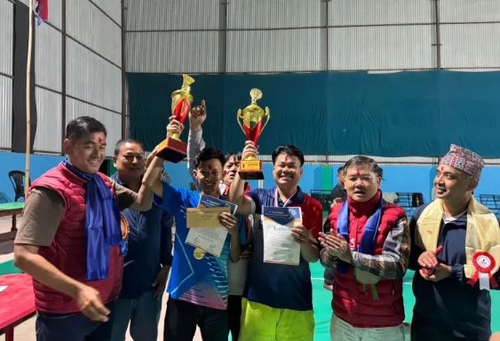 उदयपुरको चौनपामा कोशी प्रदेशस्तरीय ब्याडमिन्टन प्रतियोगिता सम्पन्न