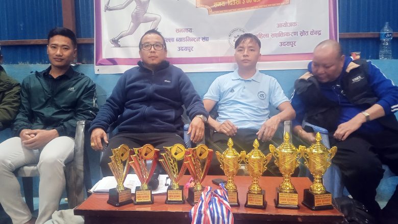 उदयपुरमा प्रथम जिल्ला स्तरिय महिला (डबल) ब्याटमिन्टन प्रतियोगिता सुरु