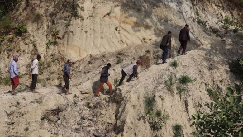 उदयपुरको पात्लेबास–लालपत्ता सडक निर्माण अलपत्र, ठेकेदार सम्पर्कविहीन
