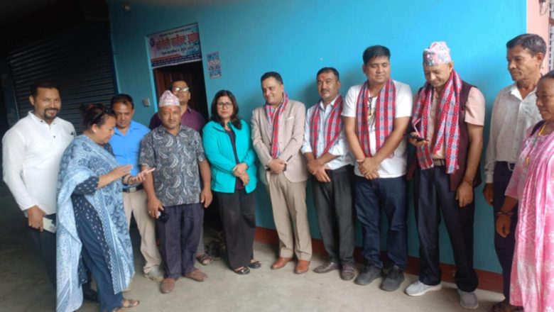 उदयपुर घरेलु तथा साना उद्याेग महासंघद्वारा सचिबलाइ स्वागत