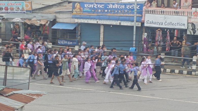 त्रिमावि गाईघाटका विद्याथीहरुको आवाज, विद्यार्थी र युवा मार्न पाईँदैन