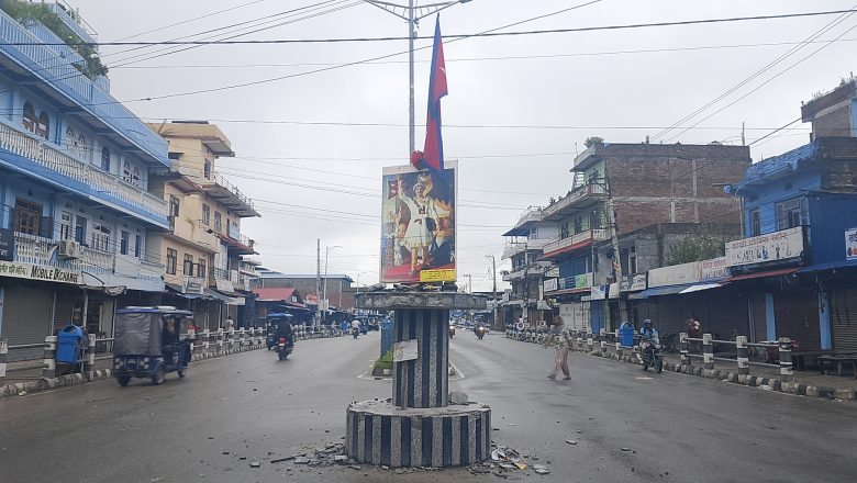 गाईघाटमा वि.पि.को शालिक हटाएर पृथ्वी नारायण शाहको तस्वीर राखियो