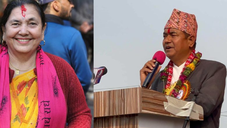 कार्यक्रम स्थलबााटै लखेटिए चौदण्डीगढीका मेयर लामा र उपमेयर दुलाल