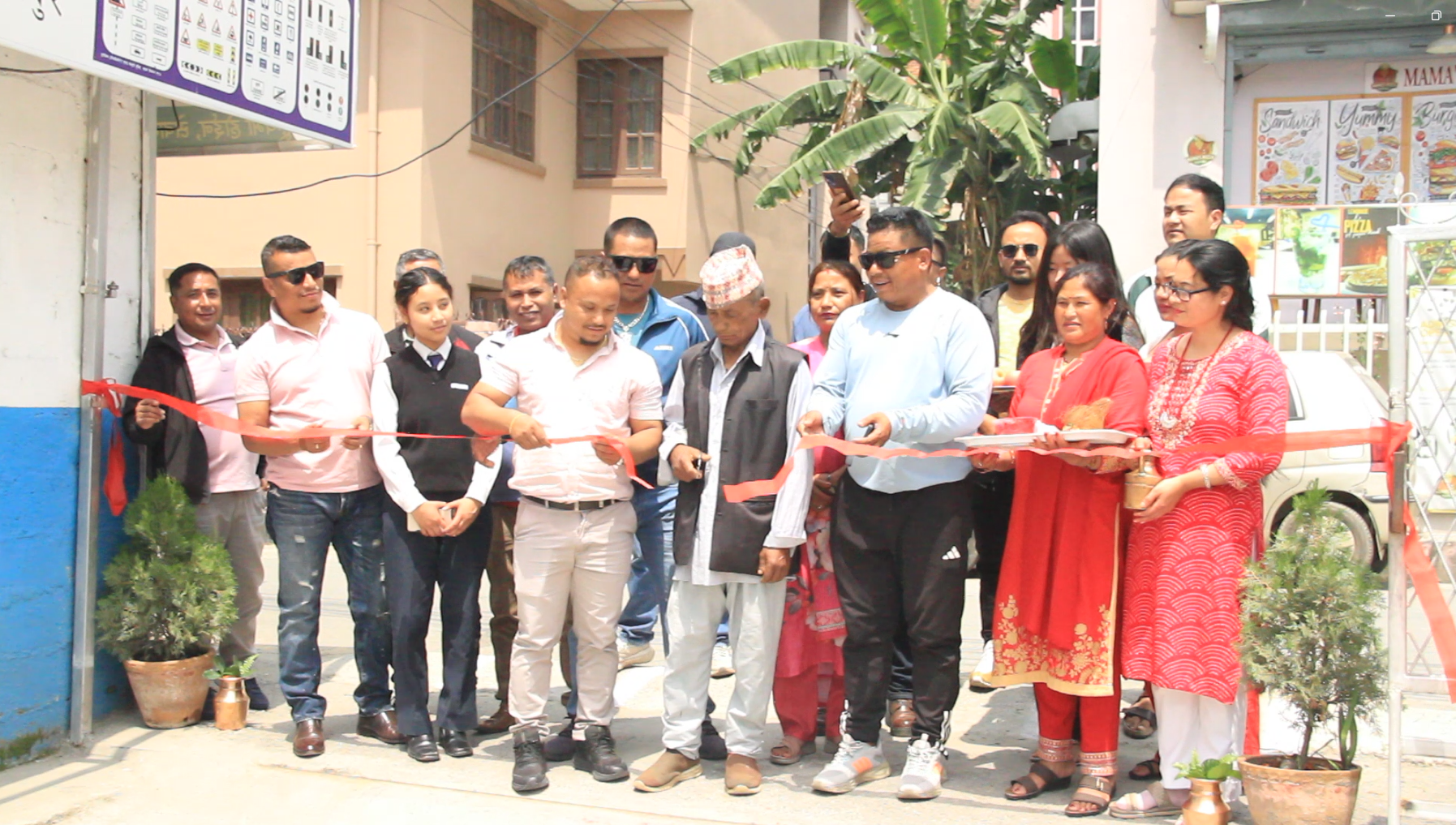 ललितपुरको कुसुन्तीमा जेष्ठ नागरिकको हातबाट वनवे ड्राइभिङ स्कुल उद्घाटन