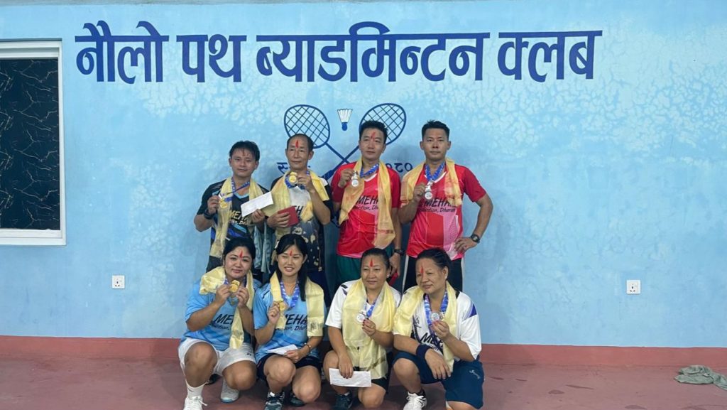 नौलोपथ ब्याडमिन्टन क्लवको प्रतियोगिता सम्पन्न