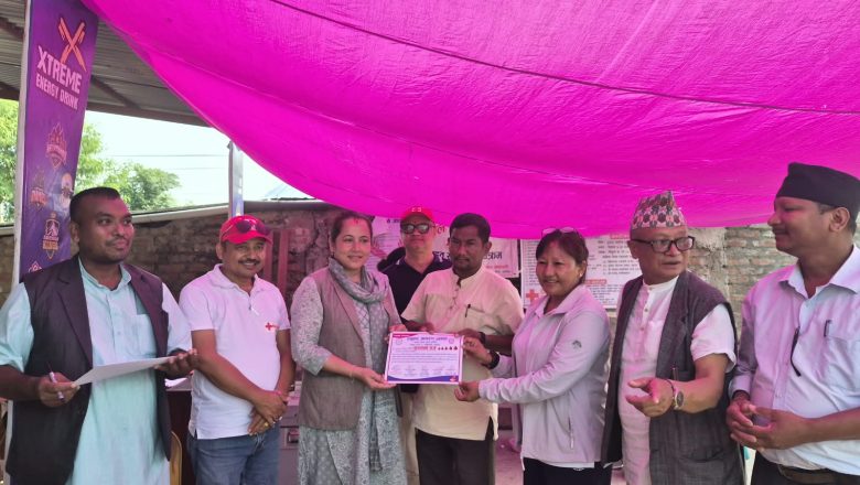 चुहाडेमा आयोजित रक्तदान कार्यक्रममा ३० युनिट रगत संकल्न